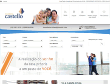 Tablet Screenshot of imoveiscastello.com.br